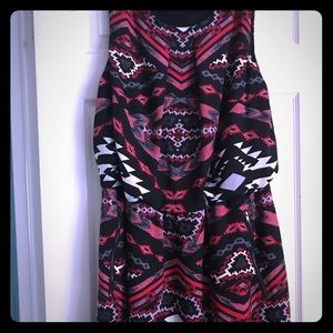 Aztec Print Dress 1x